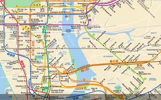 NYC Dynamic Subway Map imagem de tela 3