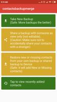 Easy contact backup and sharing within friends. الملصق