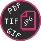 PDF > JPEG Conversor: TIF, GIF ícone