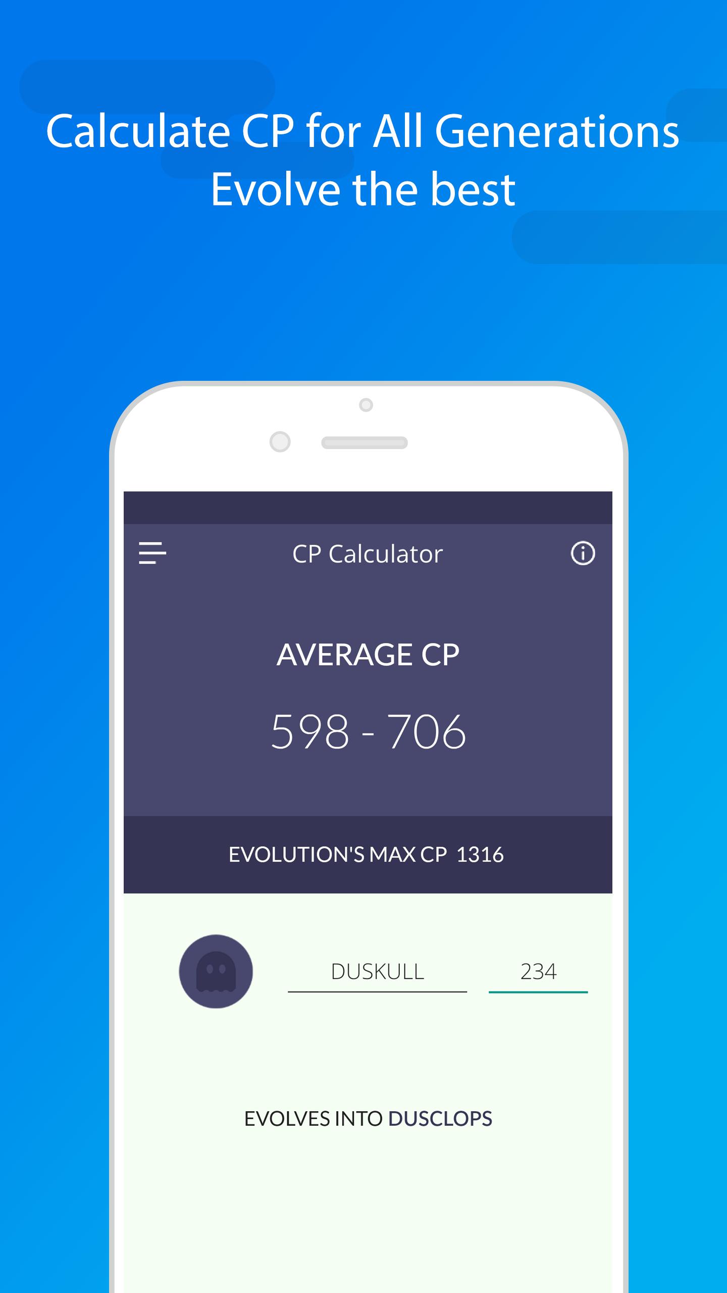 Evolution CP & IV Calculator APK for Android Download