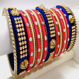 Silk Thread Bangles  For Women 2018