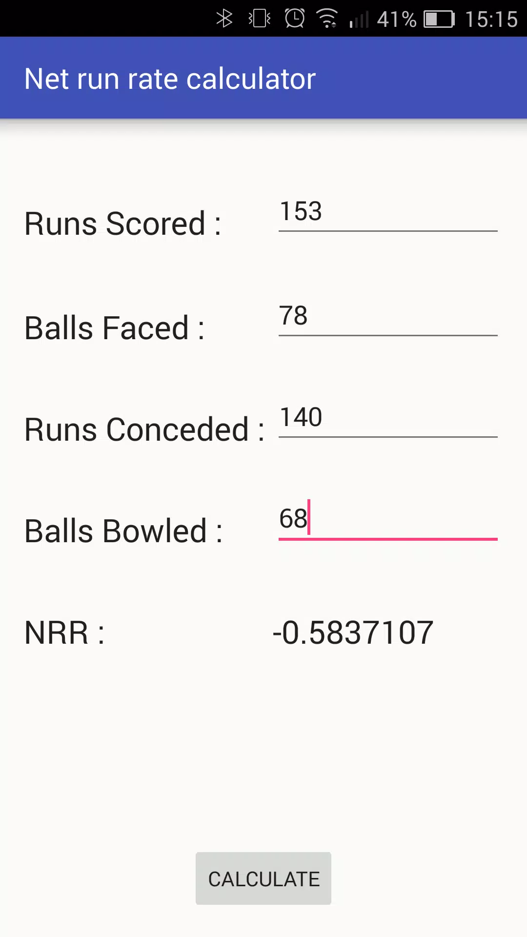 Net Run Rate Calculator APK for Android Download