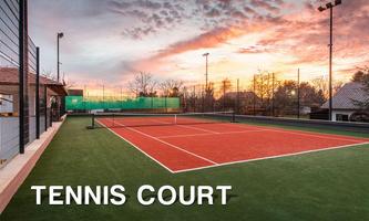 Tennis Court Affiche