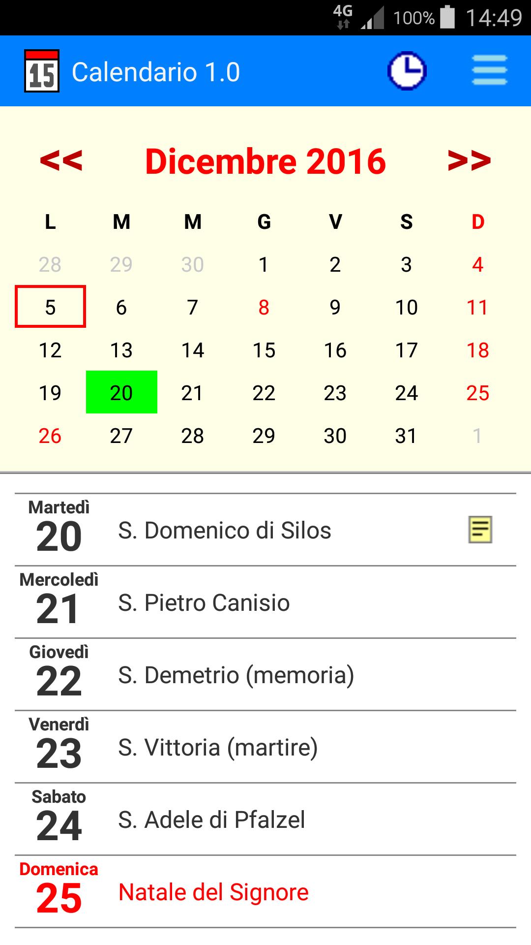 Calendario For Android Apk Download calendario onomastico español