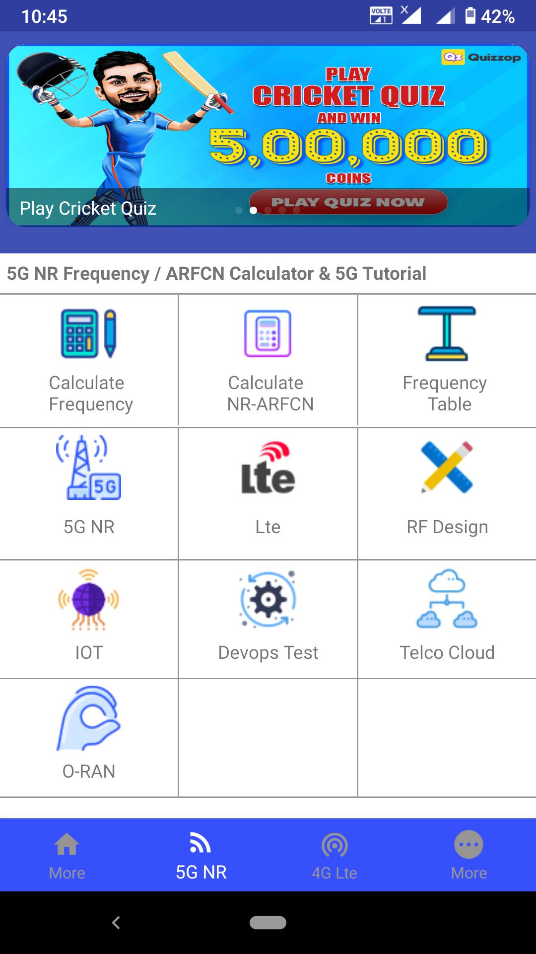 5G Lte/4G Lte Eafcran Calculater - Speed Tester for Android - APK Download