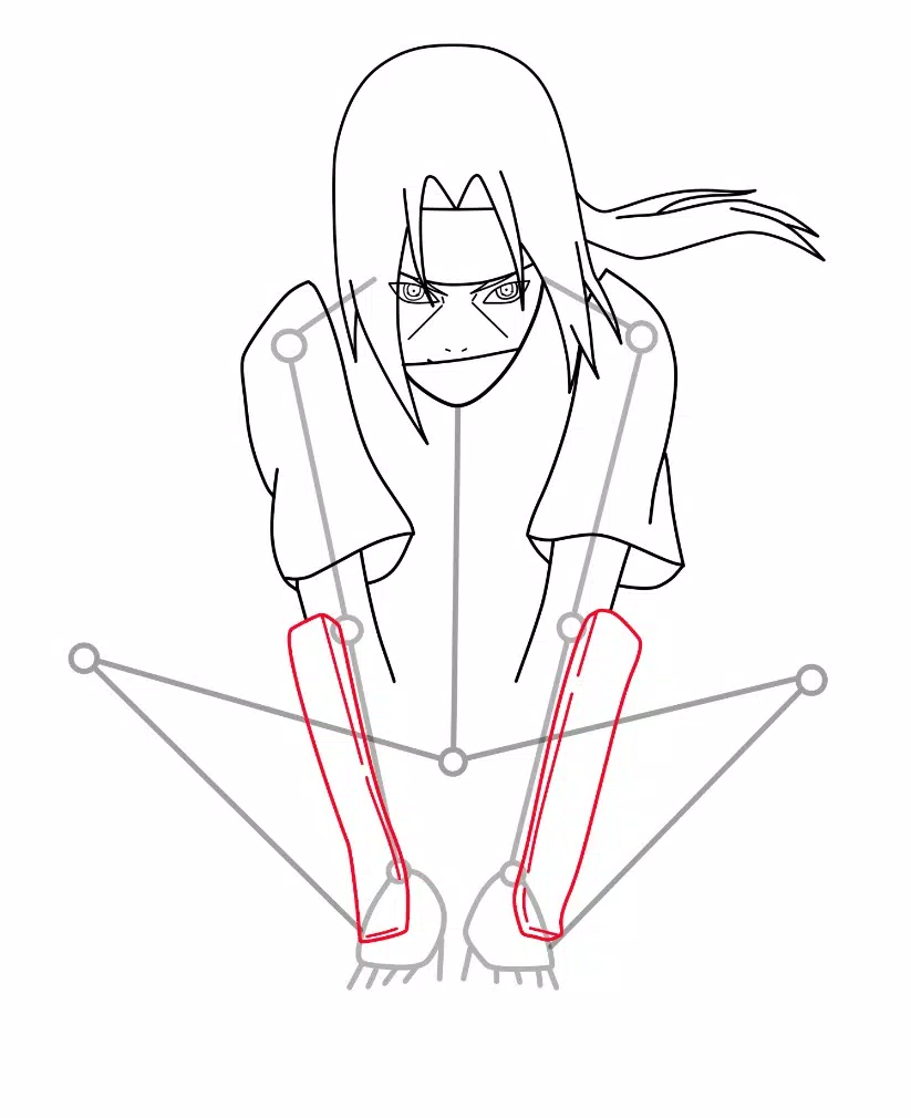 How To Draw Itachi Uchiha  Naruto - Easy Tutorial 