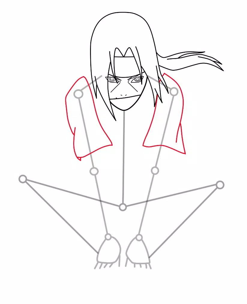 How To Draw Itachi Uchiha  Naruto - Easy Tutorial 