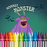 Monster Mammoth Coloring Book