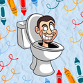 Skibidi Toilet Coloring Book