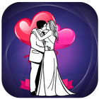 Romantic stickers आइकन