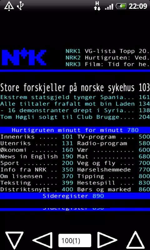 Tekst TV fra NRK APK for Android Download