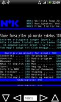 Tekst TV fra NRK الملصق