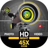 телескоп 45x зум HD камера иконка