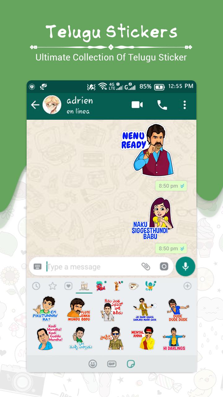 Telugu Sticker Pack For Whatsapp Wastickerapp For Android Apk