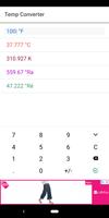 Temperature Converter - Celsius Fahrenheit Kelvin capture d'écran 1