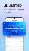 1 Schermata Temp Mail