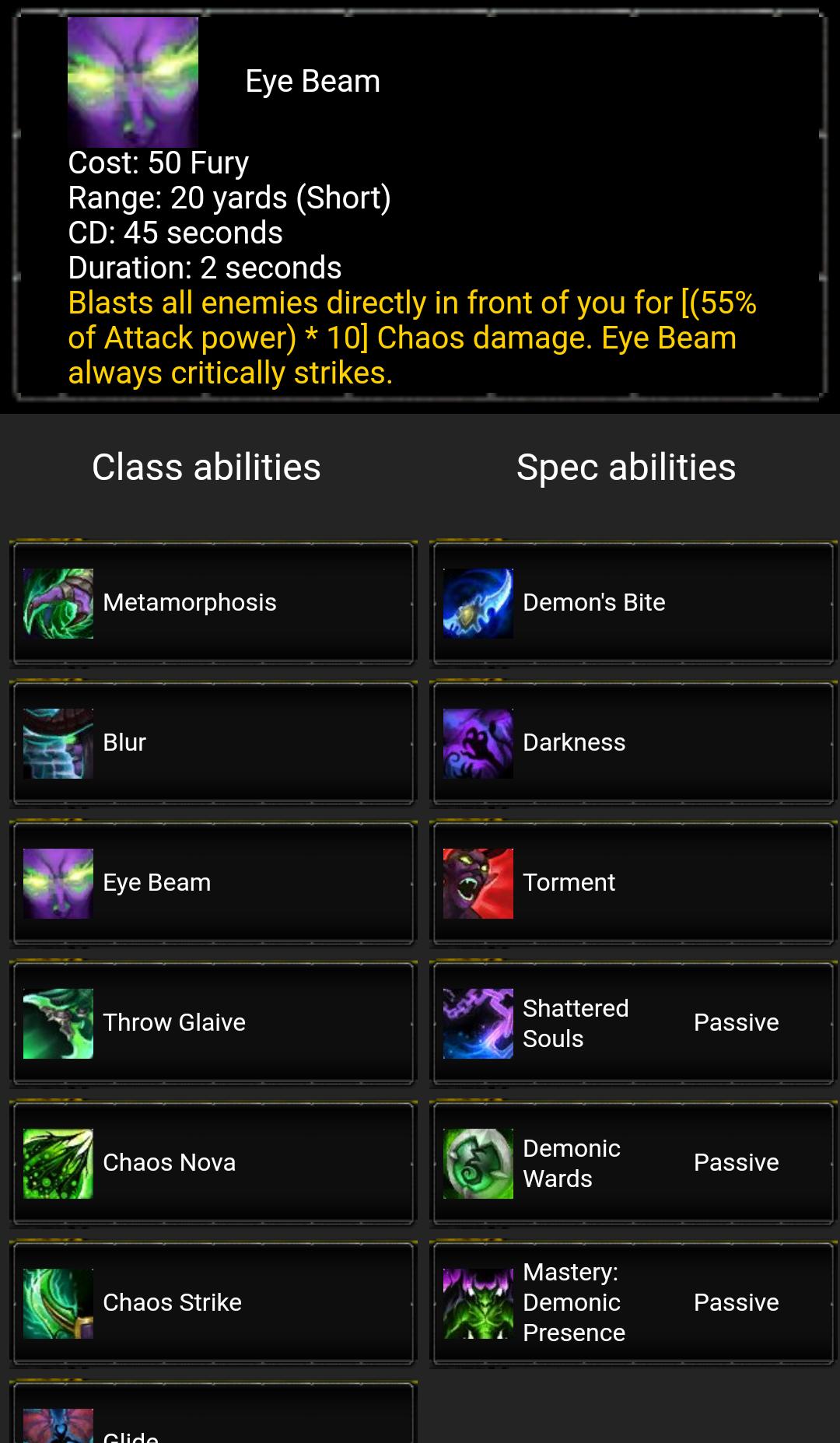 WoW BfA Talents for Android - APK Download - 