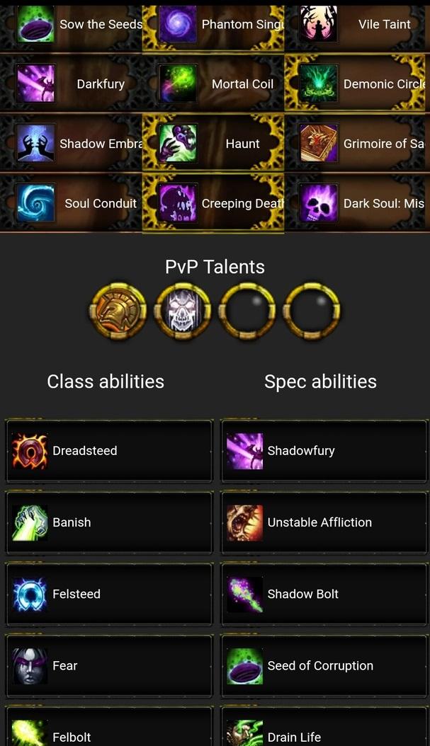 WoW BfA Talents para Android - APK Baixar - 