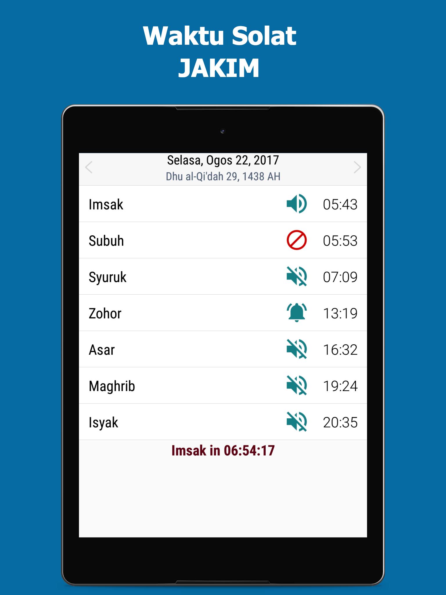 Waktu Solat Malaysia Dan Adzan For Android Apk Download