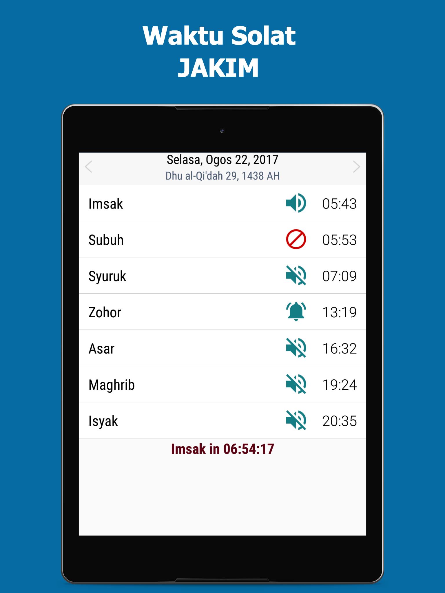 Jadwal Sholat Malaysia