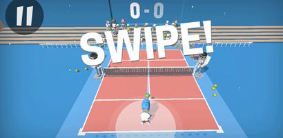 Tennis game Mobile Affiche