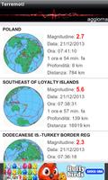 Terremoti capture d'écran 3