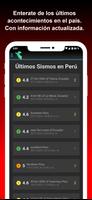 Sismología Perú पोस्टर