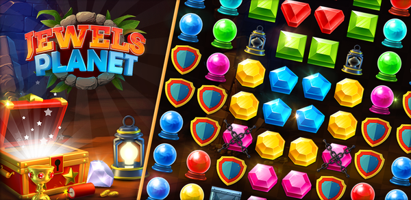 How to Download Jewels Planet - Match 3 Puzzle for Android image
