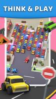 Parking Traffic 3D Poster