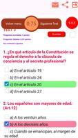 Test Constitución Española स्क्रीनशॉट 2