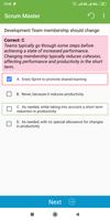 Agile Scrum Master Exam screenshot 3