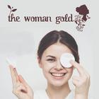 The woman gold icon