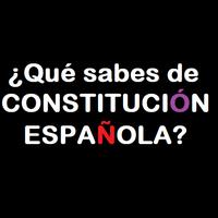 Qué sabes de Constitución Española Affiche