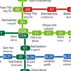 Bangkok MRT BTS ARL Map ไอคอน
