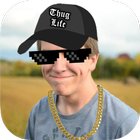 Thug Life Sticker Pic Editor أيقونة