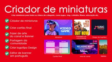 Criar Miniaturas, Banner, Capa Cartaz