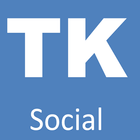 tksocial,Free chat& call video icône