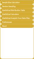 Statistics and Sample Size capture d'écran 1