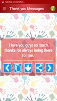 Thank You messages SMS and Status Quotes Poster