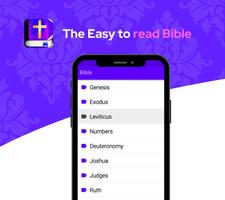 The Easy to Read Bible App poster