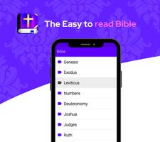 The Easy to Read Bible App الملصق