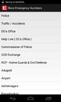 Bangalore Emergency Numbers capture d'écran 1