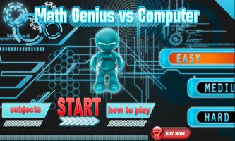 Math Genius vs Computer Affiche