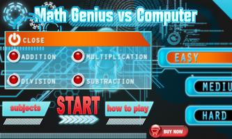Math Genius vs Computer capture d'écran 1