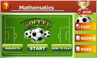 Soccer Math Plakat