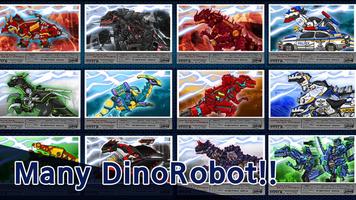 Dino-Roboter Unendlichkeit Plakat