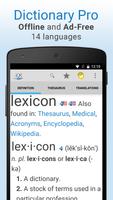 Dictionary Pro ポスター