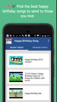 Canciones de feliz cumpleaños captura de pantalla 1