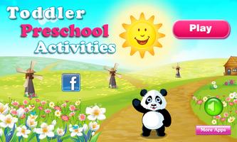 Toddler Preschool Activities الملصق