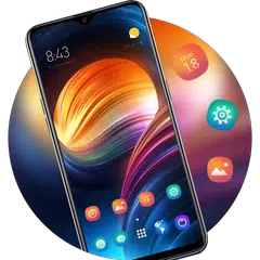 Color theme colorful and beautiful spiral color APK Herunterladen